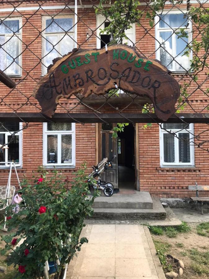 Ambrosador Pension Ambrolauri Buitenkant foto